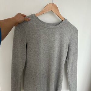 Lululemon Modal Heathered Gray Love Long Sleeve